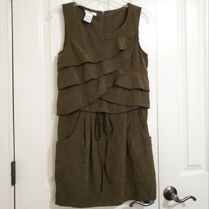 Esley olive green dress size small